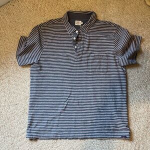 Faherty Polo, L, Cotton/Poly blend